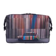 Multicolor Beauty Case met Zwart Leer PS By Paul Smith , Multicolor , ...