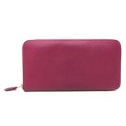 Pre-owned Leather wallets Hermès Vintage , Purple , Dames