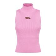 Top Shirt voor Mannen Diesel , Pink , Dames