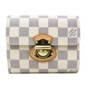 Pre-owned Fabric wallets Louis Vuitton Vintage , Beige , Dames