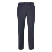 Broek van stretch flanel Boggi Milano , Blue , Heren