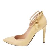 Pre-owned Leather heels Tom Ford Pre-owned , Beige , Dames