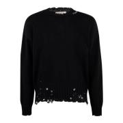 Casual Ronde Hals Sweater Marni , Black , Heren