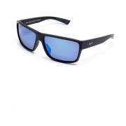 Uila B661-02 Matte Black Sunglasses Maui Jim , Black , Unisex