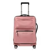 Slim Cabin Luggage Piquadro , Pink , Unisex