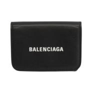 Pre-owned Leather wallets Balenciaga Vintage , Black , Dames