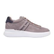 Bruine Sneakers met Logodetail Hogan , Brown , Heren