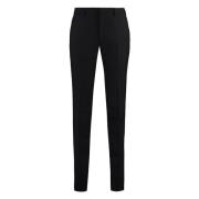 Wollen broek met zakken Versace , Black , Heren