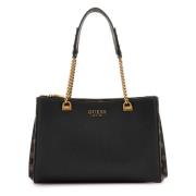 Stijlvolle Dames Carryall Handtas Guess , Black , Dames