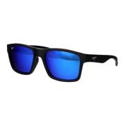 Platte Top Zonnebril voor Zonnige Dagen Maui Jim , Black , Heren