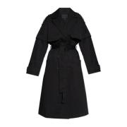 Trench Coat Clyde AllSaints , Black , Dames