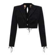 Korte blazer Versace Jeans Couture , Black , Dames