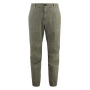 Cargo broek met elastische enkelboeien Dondup , Green , Heren