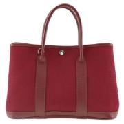 Pre-owned Leather handbags Hermès Vintage , Red , Dames