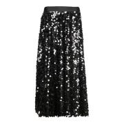 Zwarte Rok Elegante Stijl Blanca Vita , Black , Dames