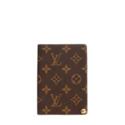 Pre-owned Leather wallets Louis Vuitton Vintage , Brown , Dames