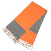 Pre-owned Cashmere scarves Hermès Vintage , Orange , Dames