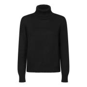 Zwarte Trui voor Vrouwen Aw24 Blanca Vita , Black , Dames