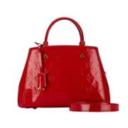 Pre-owned Leather louis-vuitton-bags Louis Vuitton Vintage , Red , Dam...