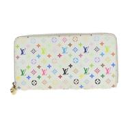 Pre-owned Canvas wallets Louis Vuitton Vintage , White , Dames