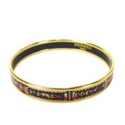 Pre-owned Metal bracelets Hermès Vintage , Black , Dames