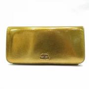 Pre-owned Leather wallets Balenciaga Vintage , Yellow , Dames