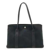 Pre-owned Canvas shoulder-bags Hermès Vintage , Black , Dames