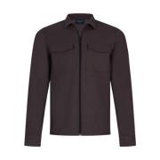 Overshirt Zivoli Stijlvolle Shirt Cavallaro , Brown , Heren