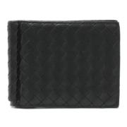 Pre-owned Leather wallets Bottega Veneta Vintage , Black , Dames