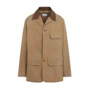 Oker Sportsjas voor actieve levensstijl Maison Margiela , Brown , Here...