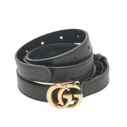 Pre-owned Leather belts Gucci Vintage , Black , Dames