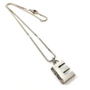 Pre-owned Silver necklaces Gucci Vintage , Gray , Dames