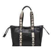 Zwarte Urban Shopping Tas Coccinelle , Black , Dames