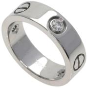 Pre-owned White Gold rings Cartier Vintage , Gray , Dames