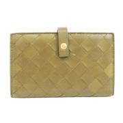 Pre-owned Leather wallets Bottega Veneta Vintage , Green , Dames