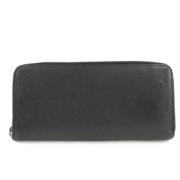 Pre-owned Leather wallets Louis Vuitton Vintage , Black , Unisex