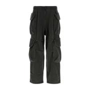 Zwarte katoenen joggers voor heren Entire Studios , Black , Heren