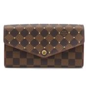 Pre-owned Fabric wallets Louis Vuitton Vintage , Brown , Dames