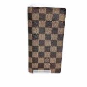 Pre-owned Canvas wallets Louis Vuitton Vintage , Brown , Dames