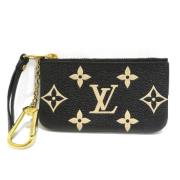 Pre-owned Leather wallets Louis Vuitton Vintage , Black , Dames