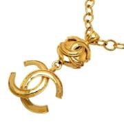 Pre-owned Metal chanel-jewelry Chanel Vintage , Yellow , Dames