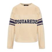 Trui met logo Dsquared2 , Beige , Heren