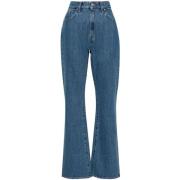 Indigo Blauwe Flared Jeans Axel Arigato , Blue , Dames