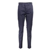 Blauwe Katoenen Slim-Fit Jeans Broek North Sails , Blue , Dames