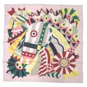 Pre-owned Silk scarves Hermès Vintage , Multicolor , Dames