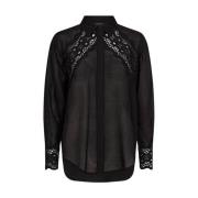 Muse Blouse Lange Mouw Shirt Copenhagen Muse , Black , Dames