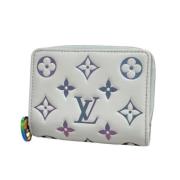 Pre-owned Fabric wallets Louis Vuitton Vintage , White , Dames