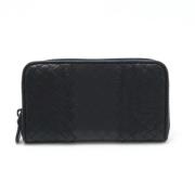 Pre-owned Leather wallets Bottega Veneta Vintage , Black , Dames