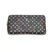 Pre-owned Canvas wallets Louis Vuitton Vintage , Black , Dames