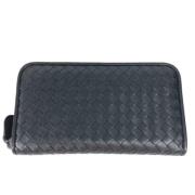 Pre-owned Leather wallets Bottega Veneta Vintage , Black , Dames